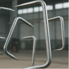 Кованая строительная скоба 8x60x250 мм кор. 100 шт 13 кг